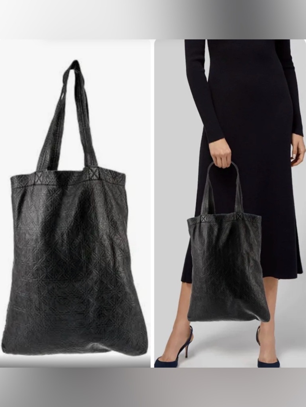 Comme des Garcons Women's Leather Tote Bag - Classic Everyday Carry